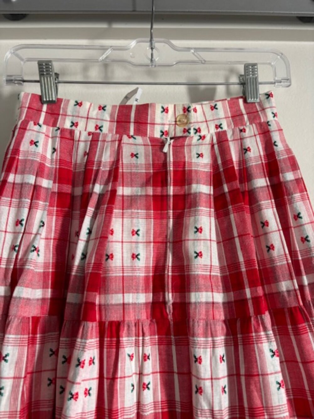 Vintage western a-line plaid skirt - size 4 - Picture 3 of 6